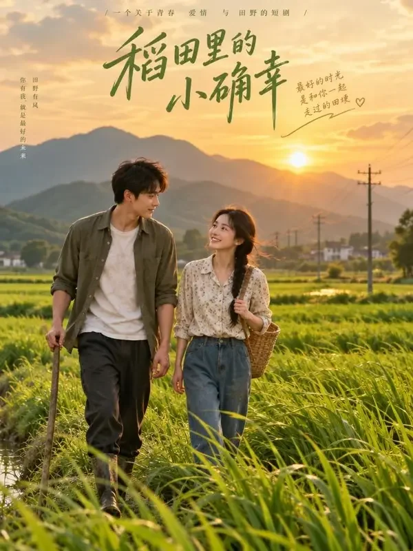 《稻香里的告白》- 天美视频田园爱情短剧封面 《稻香里的告白》- 天美视频田园爱情短剧封面