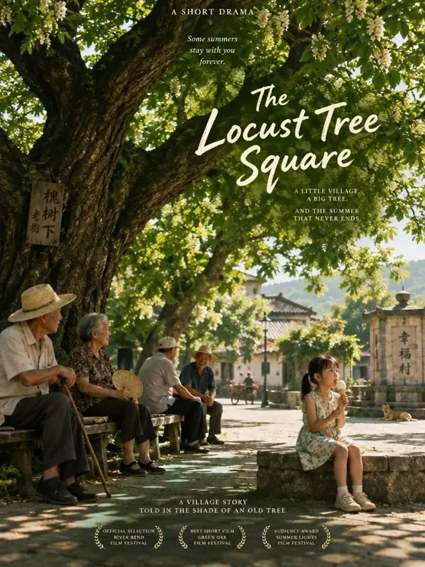《老槐树下的夏日》- 天美视频市井生活短剧封面 《老槐树下的夏日》- 天美视频市井生活短剧封面